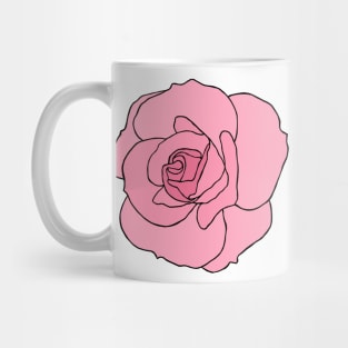 Pink rose Mug